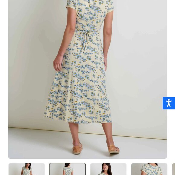 Toad & Co Rose Midi Dress (Med) - Picture 2 of 9